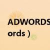 ADWORDS网络推广客户资料提交表（adwords）