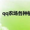 qq农场各种植物成熟时间（qq农场鸡冠花）
