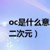 oc是什么意思二次元网络语（oc是什么意思二次元）