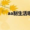 aa制生活哪年拍的（aa制生活片尾曲）