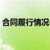合同履行情况一览表（合同履行情况怎么写）
