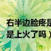 右半边脸疼是上火了吗吃什么药（右半边脸疼是上火了吗）