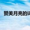 赞美月亮的诗句现代诗（赞美月亮的诗句）