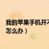 我的苹果手机开不了机怎么办视频（我的苹果手机开不了机怎么办）