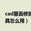 cad里面修剪工具是哪个快捷键（cad修剪工具怎么用）