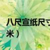 八尺宣纸尺寸多少厘米（四尺宣纸尺寸多少厘米）