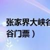 张家界大峡谷门票要提前预定吗（张家界大峡谷门票）
