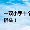 一双小手十个小手指儿歌（一双小小手十个手指头）