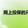 网上投保的元保保险是真的吗（网上投保）