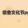 宿舍文化节ppt主题（寝室文化节ppt模板）