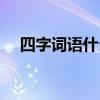 四字词语什么然有什么（什么然有什么）
