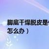脚底干燥脱皮是什么原因引起的怎么解决?（脚底干燥脱皮怎么办）
