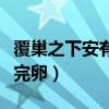覆巢之下安有完卵出自谁之口（覆巢之下岂有完卵）