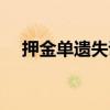 押金单遗失证明模板（押金单遗失证明）