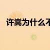 许嵩为什么不出道（许嵩怎么不出新歌了）