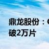 鼎龙股份：CMP抛光垫产品单月销量首次突破2万片