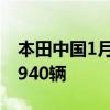 本田中国1月-5月销量同比下降16.7%至346940辆