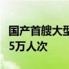 国产首艘大型邮轮“爱达·魔都号”游客突破15万人次