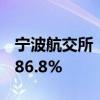 宁波航交所：新马航线运价较年内低位上涨286.8%