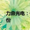 力鼎光电：伊威达合伙拟减持不超2.95%股份