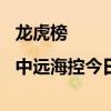 龙虎榜|中远海控今日跌停 二机构净卖出1.76亿元