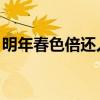 明年春色倍还人 还怎么读（明年春色倍还人）