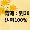 青海：到2026年底社区居家养老服务覆盖率达到100%