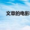 文章的电影电视都有哪些（文章的电影）