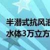 半潜式抗风浪养殖平台在广东顺利下水：养殖水体3万立方米