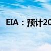 EIA：预计2024年布伦特价格为84美元/桶