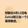 财联社6月12日电，马来西亚央行副行长Adnan Zaylani Mohamad Zahid周三在一个活动上表示表示，该行正在研究新措施以确保林吉特保持稳定。