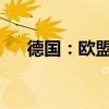 德国：欧盟不应该对中国设置贸易壁垒