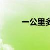 一公里多远多少米（一公里多远）