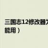 三国志12修改器为什么都是看不懂的字（三国志12修改器不能用）