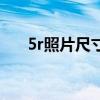 5r照片尺寸是多大像素（5r照片尺寸）