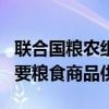 联合国粮农组织：预计2024至2025年全球主要粮食商品供应充足