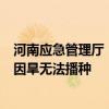 河南应急管理厅：降雨量比往年少了70%以上，323万亩地因旱无法播种