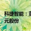 科捷智能：董事长提议回购3000万至6000万元股份