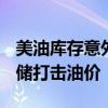 美油库存意外增加、IEA看跌需求及鹰派美联储打击油价
