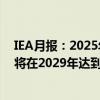 IEA月报：2025年石油需求增长100万桶/日 全球石油需求将在2029年达到峰值