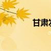 甘肃发布地质灾害黄色预警