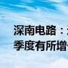 深南电路：近期PCB工厂产能利用率较第一季度有所增长