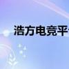 浩方电竞平台怎么改名字（浩方改名字）