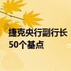 捷克央行副行长：将在6月27日的政策会议上决定降息25或50个基点