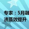 专家：5月融资总量合理增长 金融支持实体经济质效提升