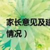 家长意见及建议该怎么写（学生在家学习生活情况）