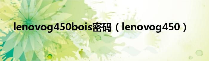 lenovog450多少钱（lenovog450有wifi吗）