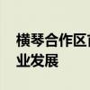 横琴合作区首个工业用地拍出 将推动澳门产业发展
