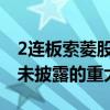 2连板索菱股份：不存在关于公司的应披露而未披露的重大事项