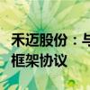 禾迈股份：与中能建新疆电力设计院签署合作框架协议